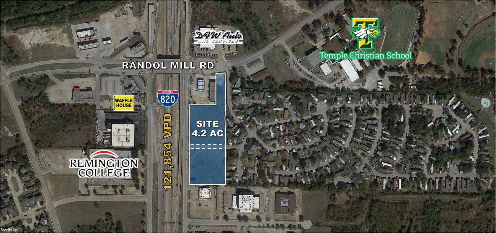 4.2 Acres of Land for Sale in Fort Worth, Texas