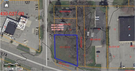 0.27 Acres of Commercial Land for Sale in Michigan Center, Michigan