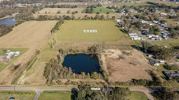 19.8 Acres of Recreational & Residential Land for Sale in Scott, Louisiana