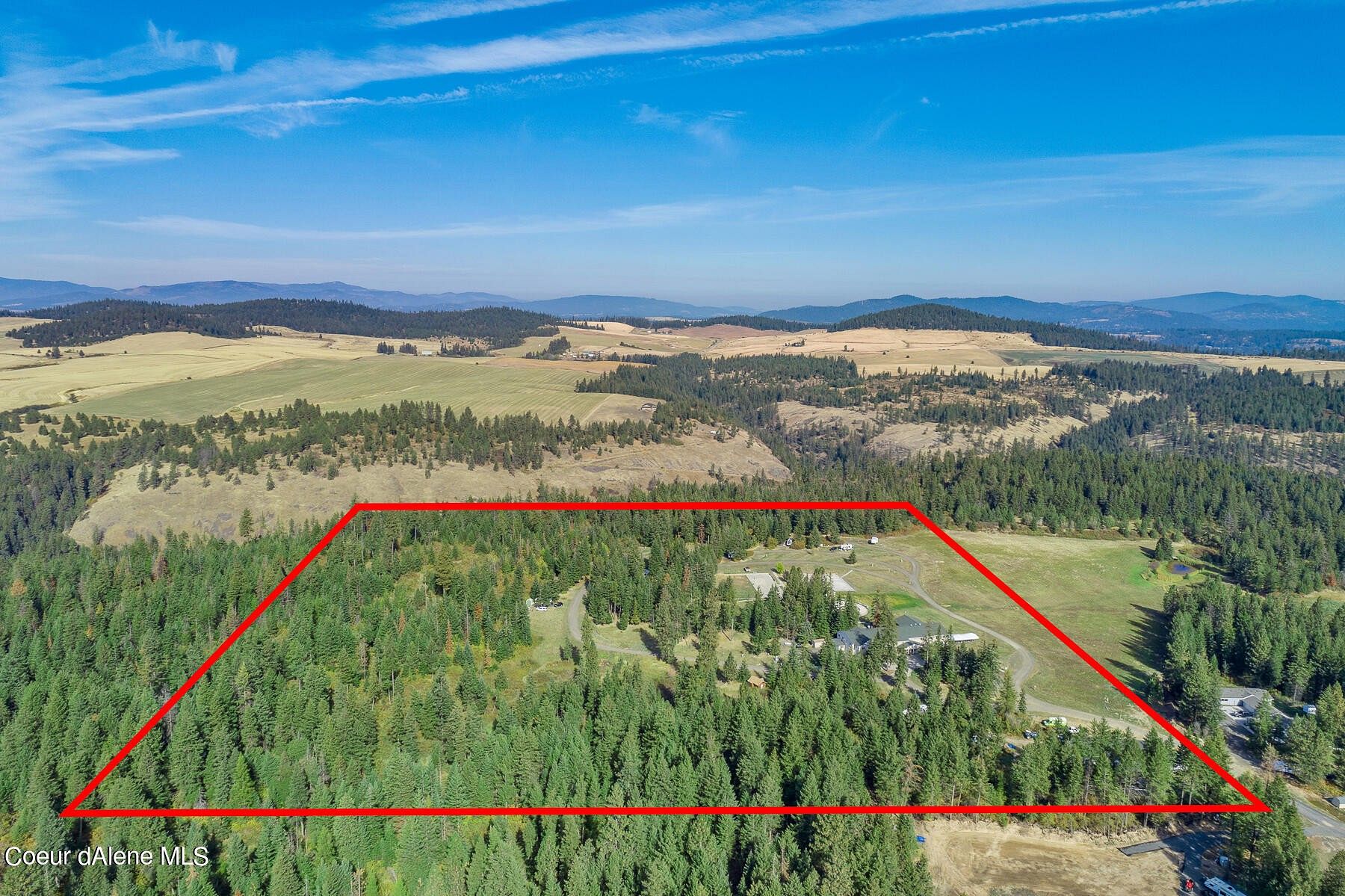 40 Acres of Improved Land for Sale in Worley, Idaho