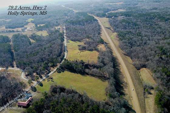 79.2 Acres of Land for Sale in Holly Springs, Mississippi