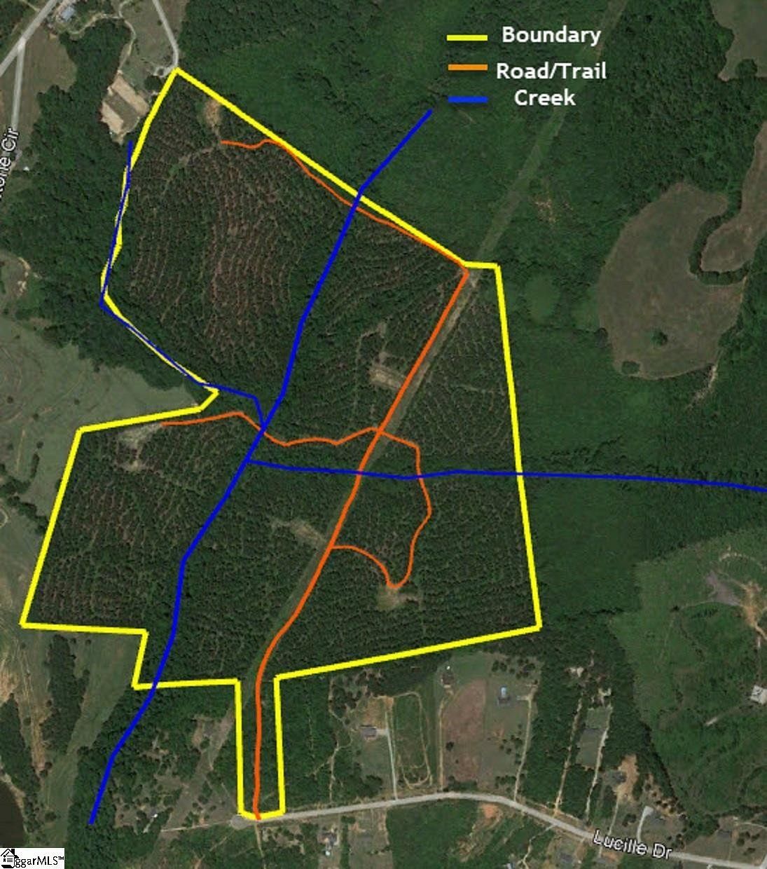 127 Acres of Recreational Land for Sale in Gray Court South Carolina