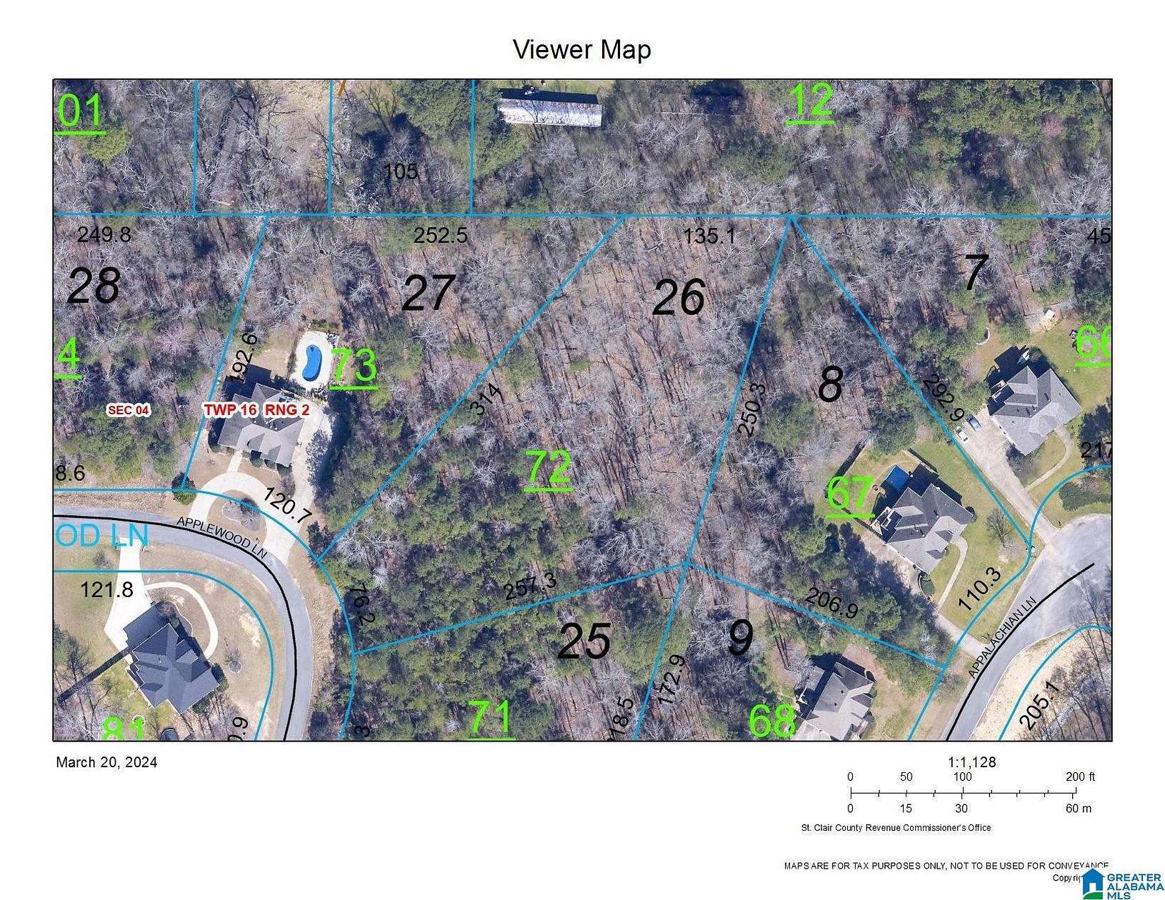 1.3 Acres of Residential Land for Sale in Odenville, Alabama