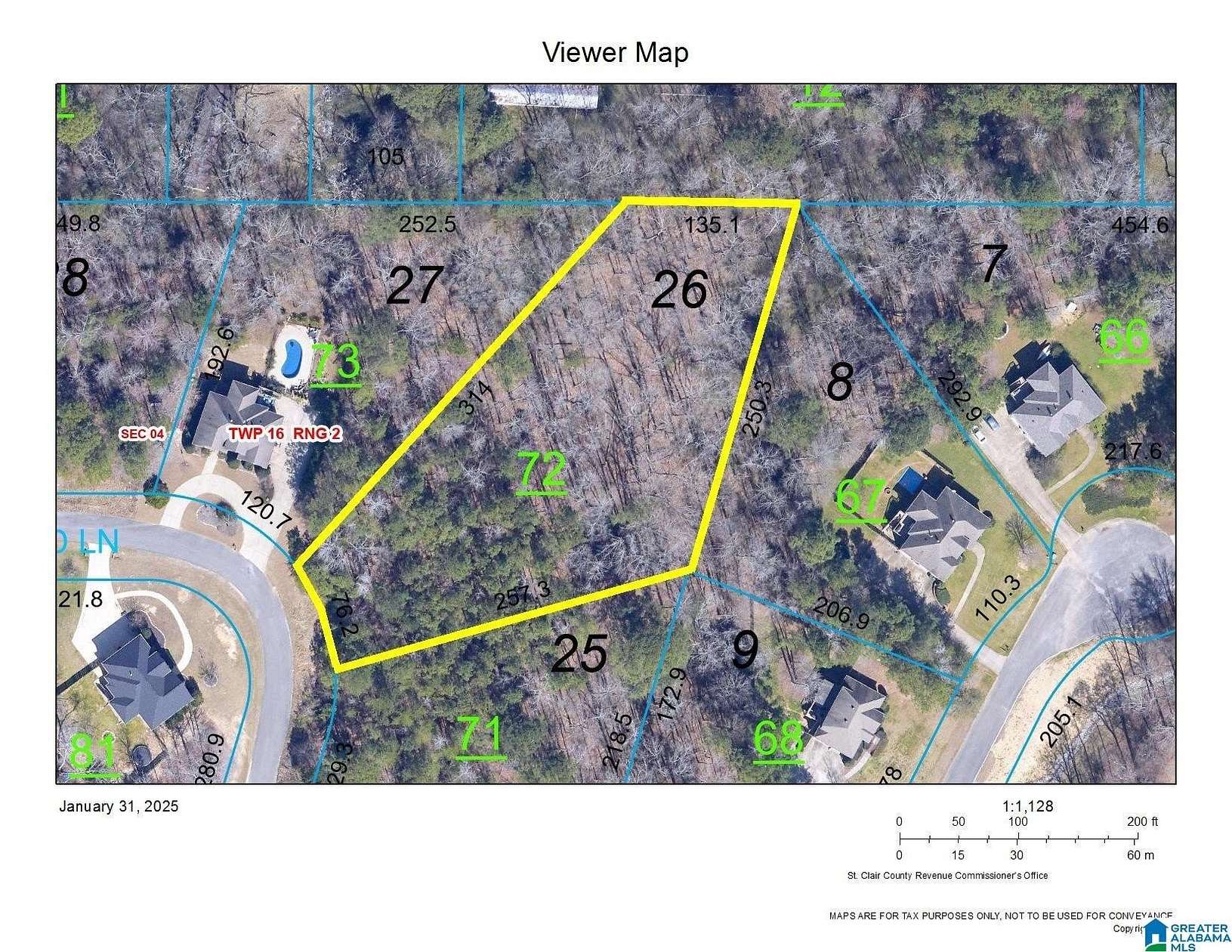 1.32 Acres of Residential Land for Sale in Odenville, Alabama