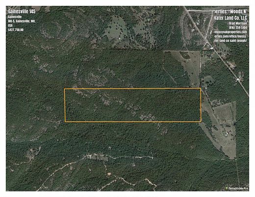 145 Acres of Recreational Land for Sale in Gainesville, Missouri