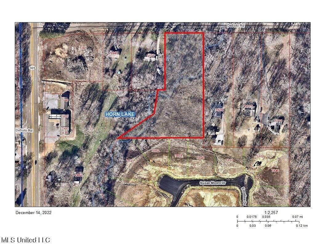 3.1 Acres of Residential Land for Sale in Horn Lake, Mississippi