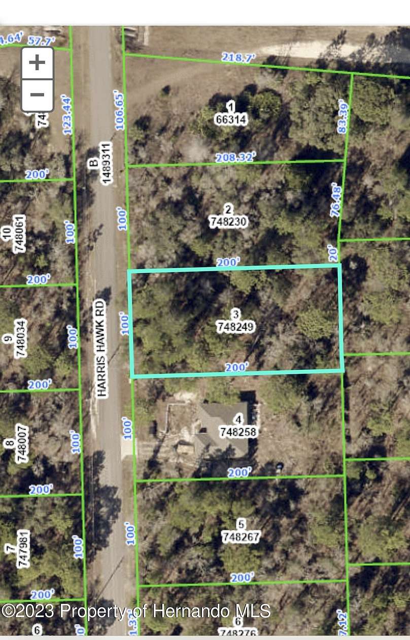 0.46 Acres of Residential Land for Sale in Weeki Wachee, Florida