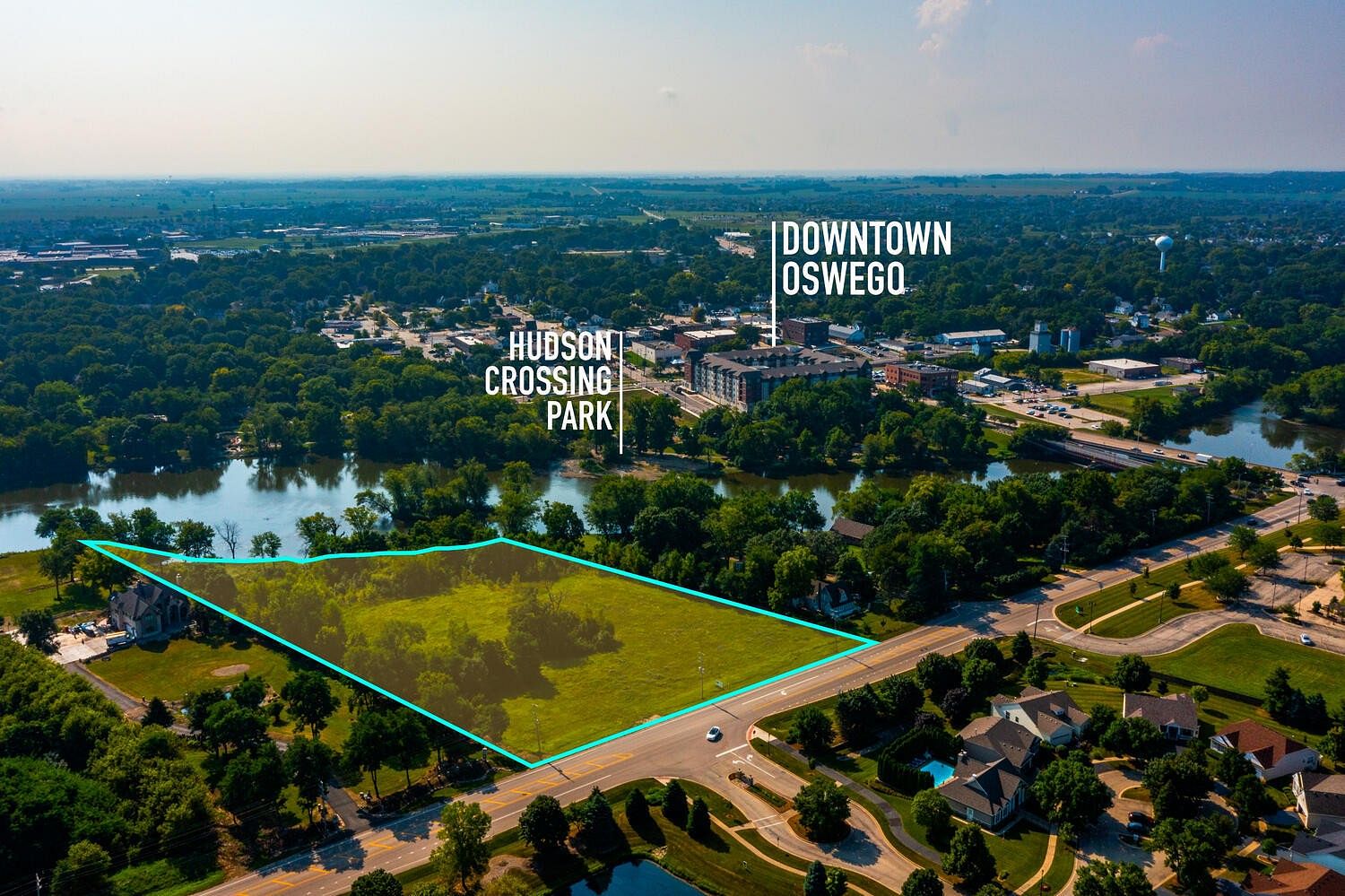 5.4 Acres of Commercial Land for Sale in Oswego, Illinois