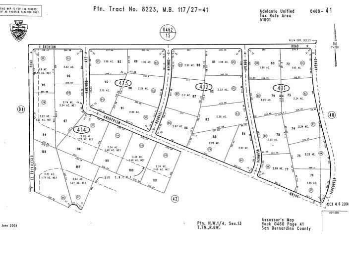 2.25 Acres of Land for Sale in Adelanto, California