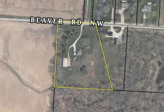 4 Acres of Residential Land with Home for Sale in Johnstown, Ohio