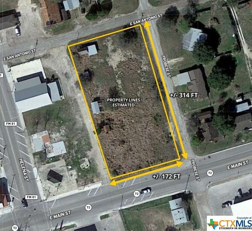 1 Acre of Commercial Land for Sale in Runge, Texas