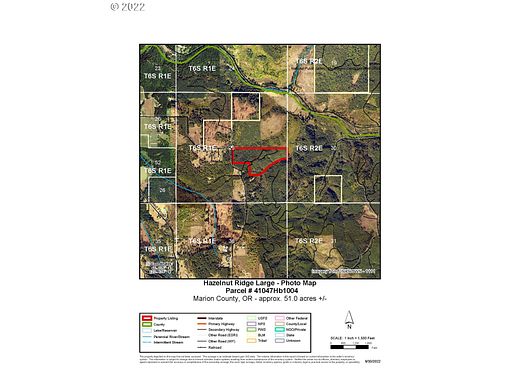 61.4 Acres of Land for Sale in Scotts Mills, Oregon