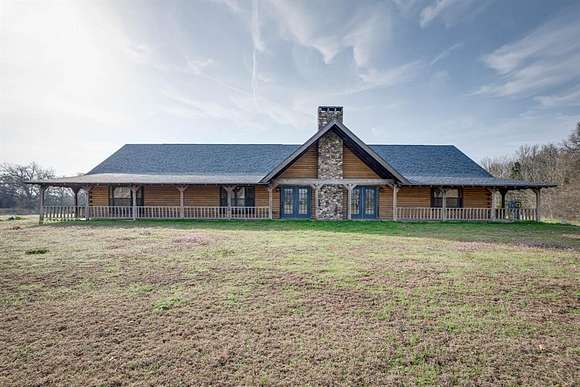 17.1 Acres of Recreational Land with Home for Sale in Kerens, Texas