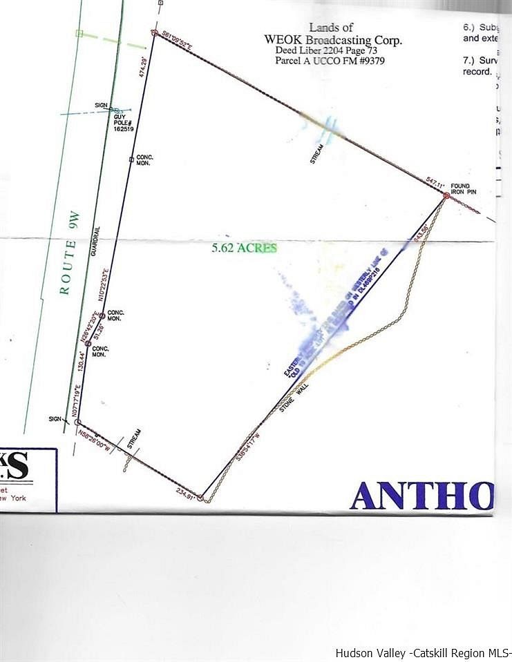 5.5 Acres of Commercial Land for Sale in Highland, New York
