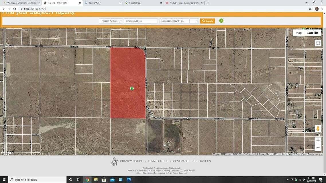 80.1 Acres of Land for Sale in Lancaster, California