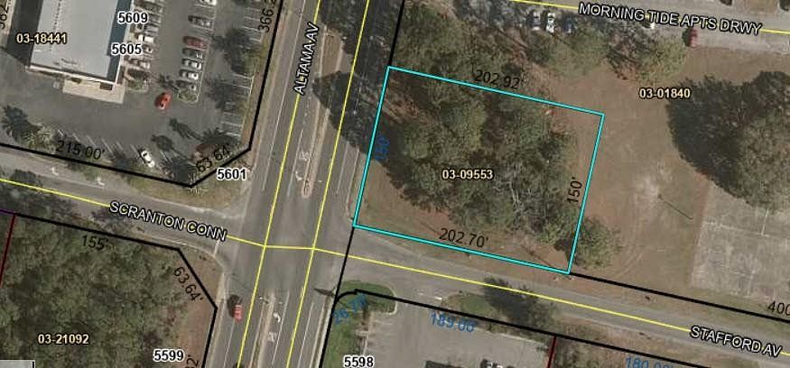 0.7 Acres of Commercial Land for Sale in Brunswick, Georgia