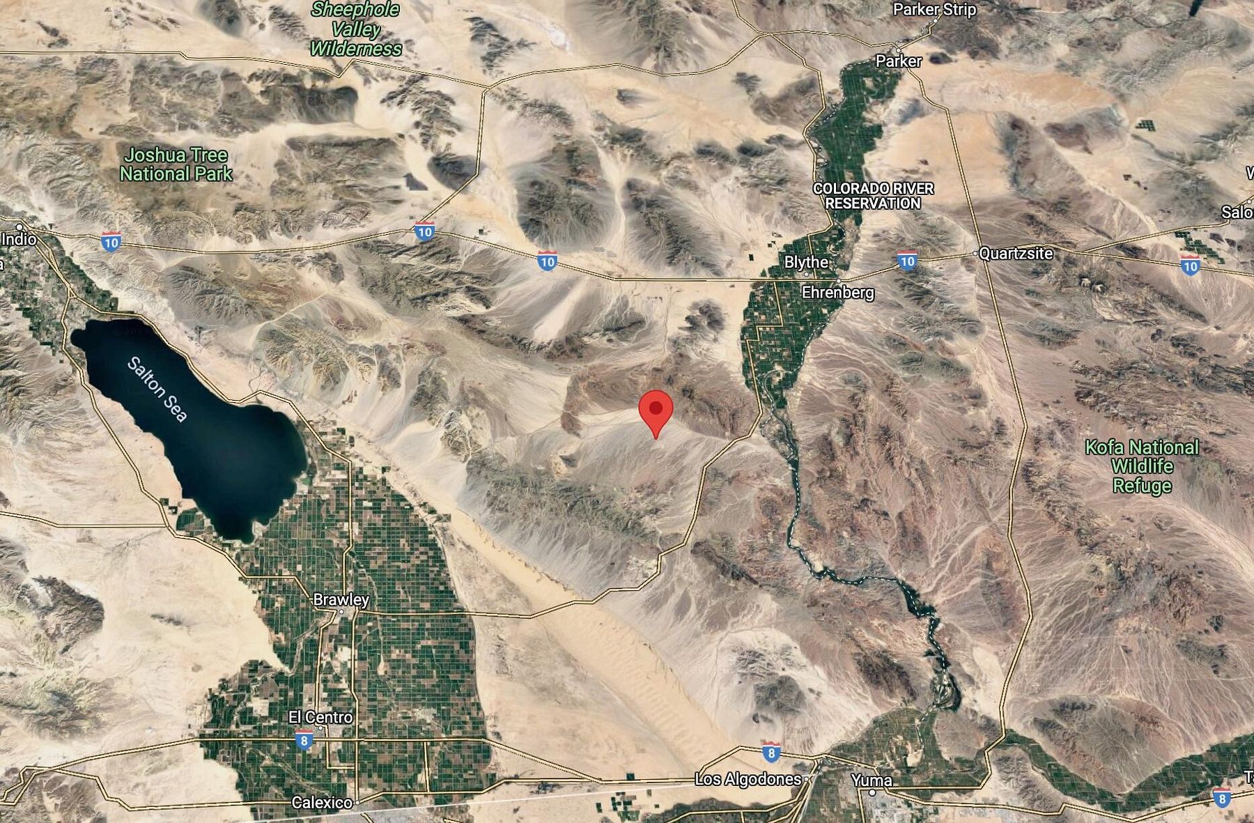 20 Acres of Land for Sale in Palo Verde, California