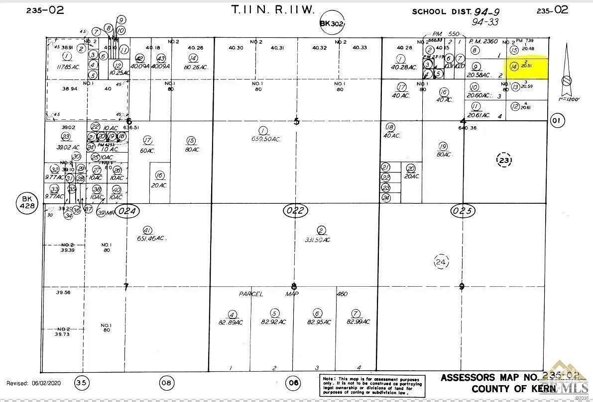 20.5 Acres of Recreational Land for Sale in California City, California