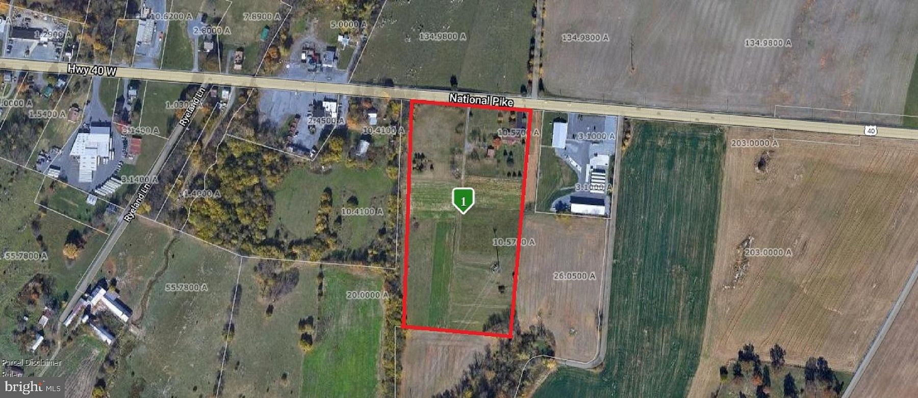 10.6 Acres of Improved Commercial Land for Sale in Hagerstown, Maryland