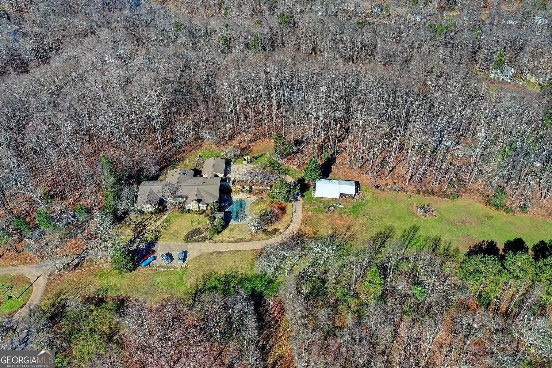 12 Acres of Land with Home for Sale in Cumming, Georgia