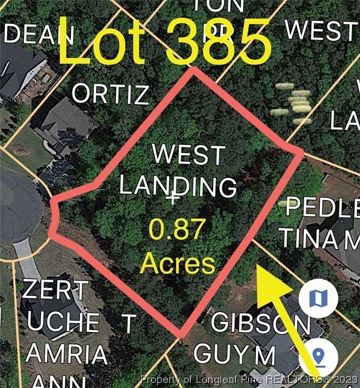 0.87 Acres of Residential Land for Sale in Sanford, North Carolina