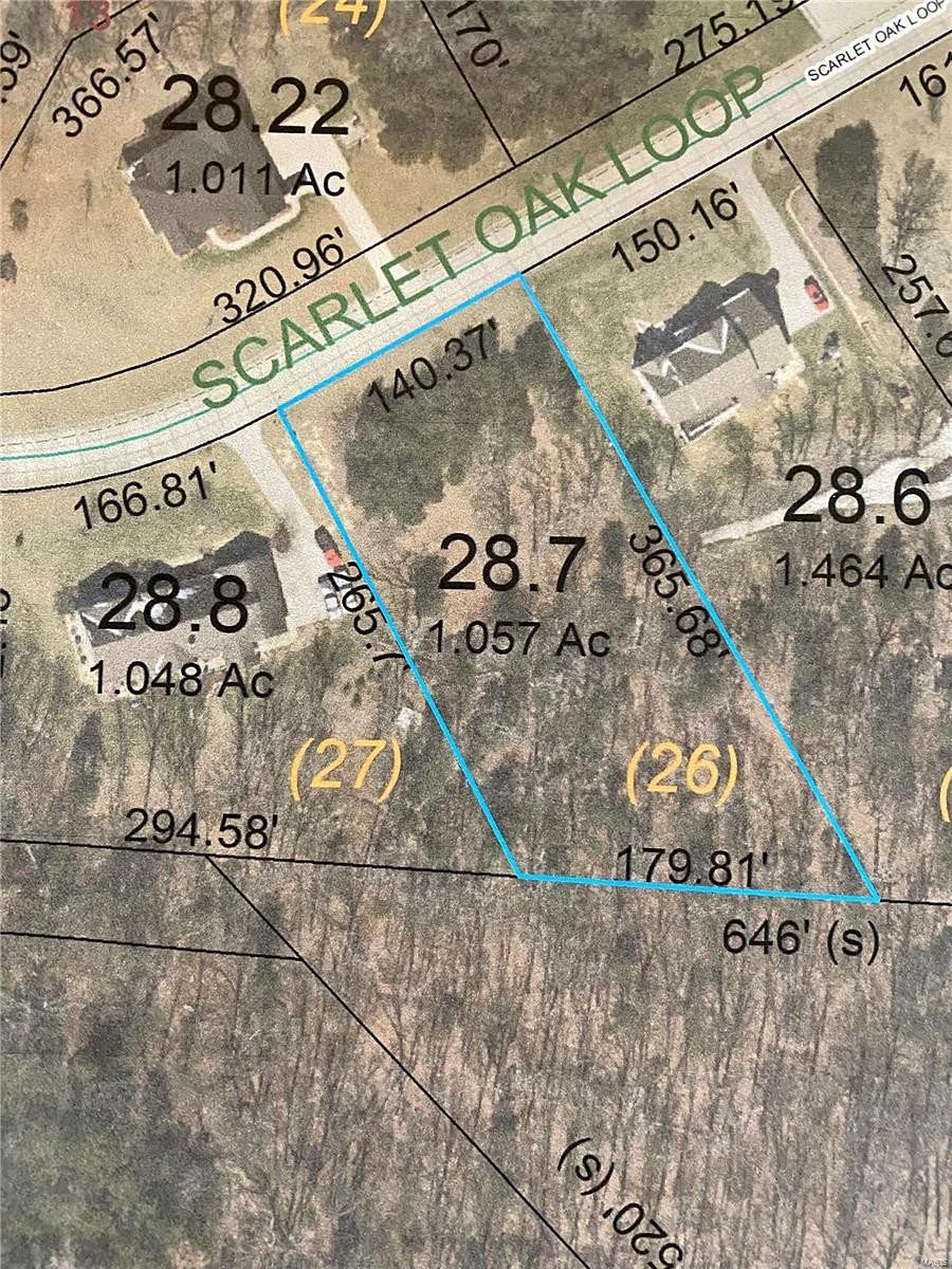 1.1 Acres of Residential Land for Sale in Villa Ridge, Missouri