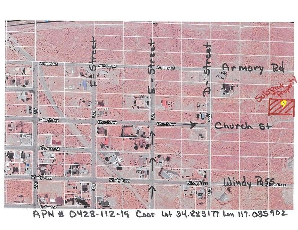 1.25 Acres of Residential Land for Sale in Barstow, California