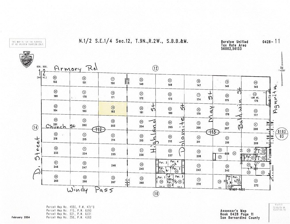 1.3 Acres of Residential Land for Sale in Barstow, California