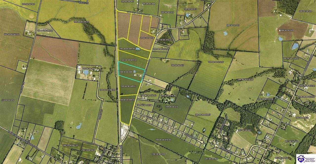 91.7 Acres of Land for Sale in Glendale, Kentucky