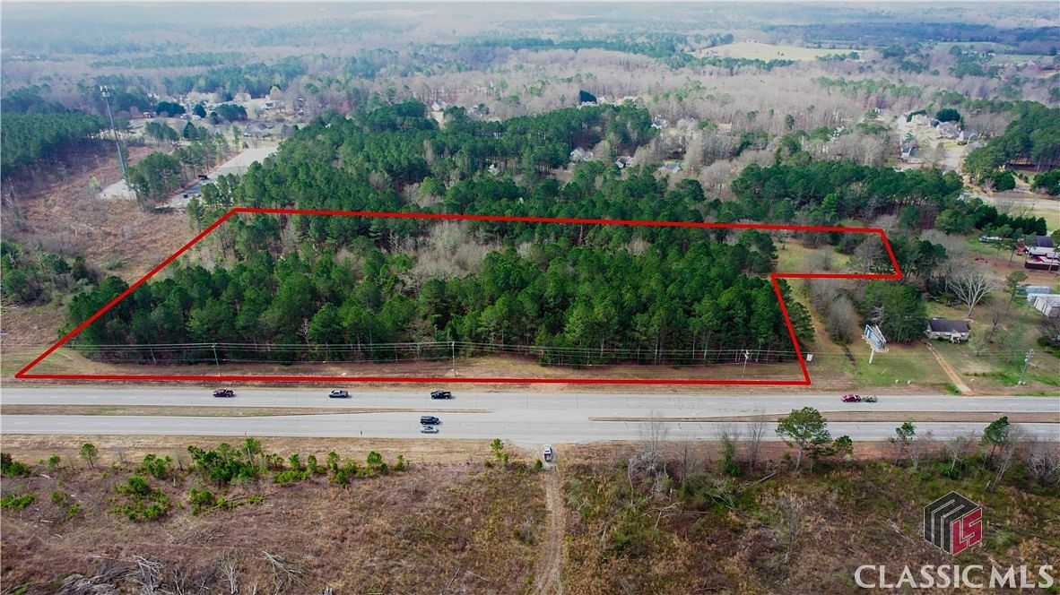 12.1 Acres of Commercial Land for Sale in Between, Georgia