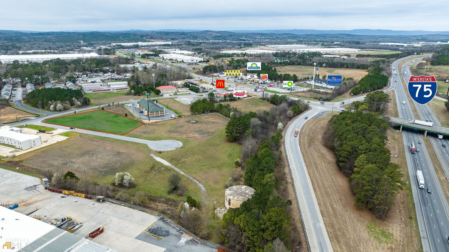 1.66 Acres of Commercial Land for Sale in Adairsville, Georgia