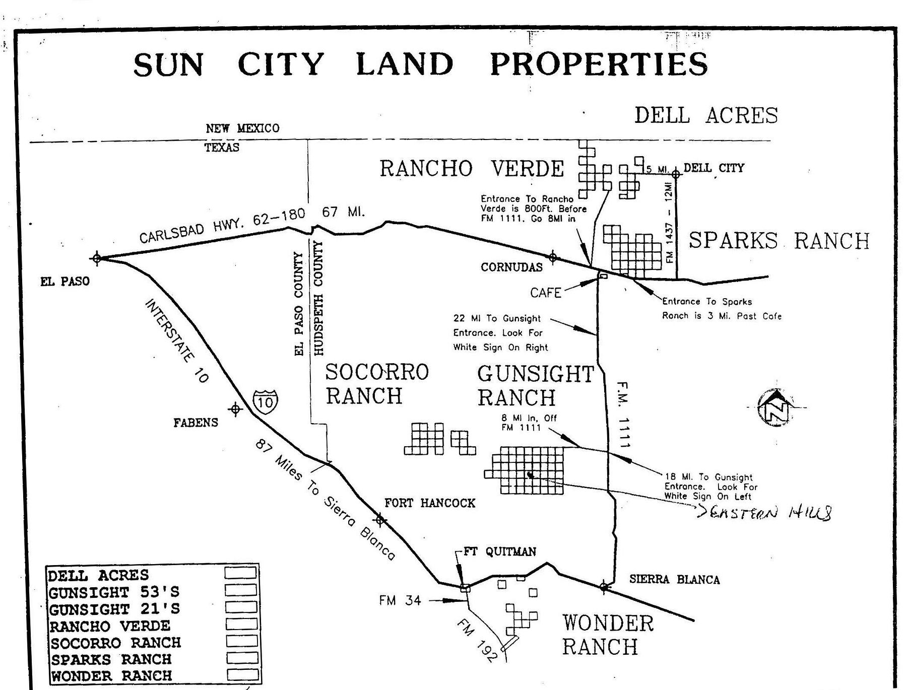 22.5 Acres of Recreational Land for Sale in Sierra Blanca, Texas