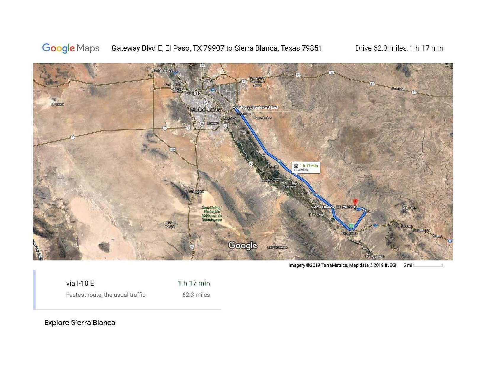 40 Acres of Recreational Land for Sale in Fort Hancock, Texas