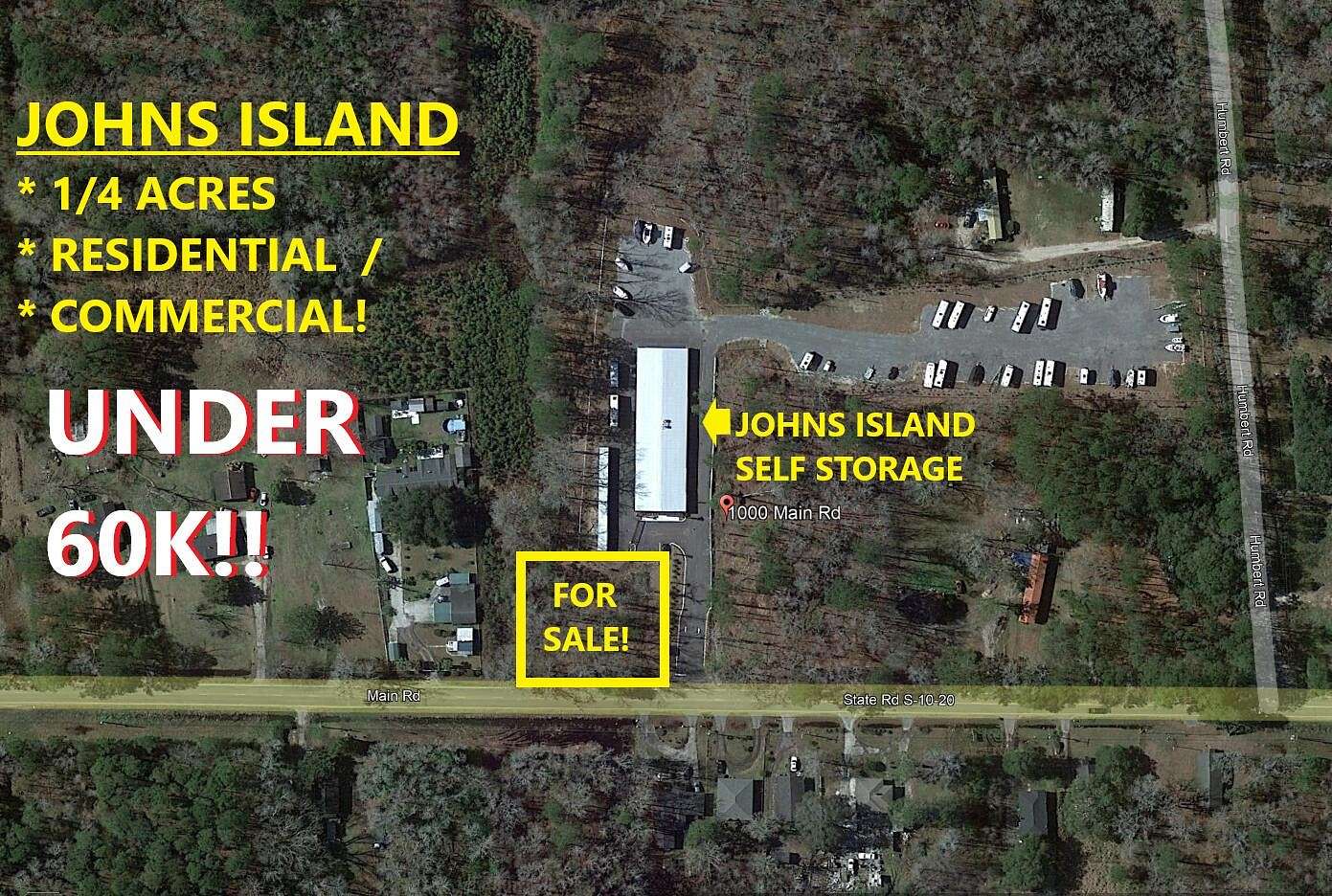 0.25 Acres of Residential Land for Sale in Johns Island, South Carolina