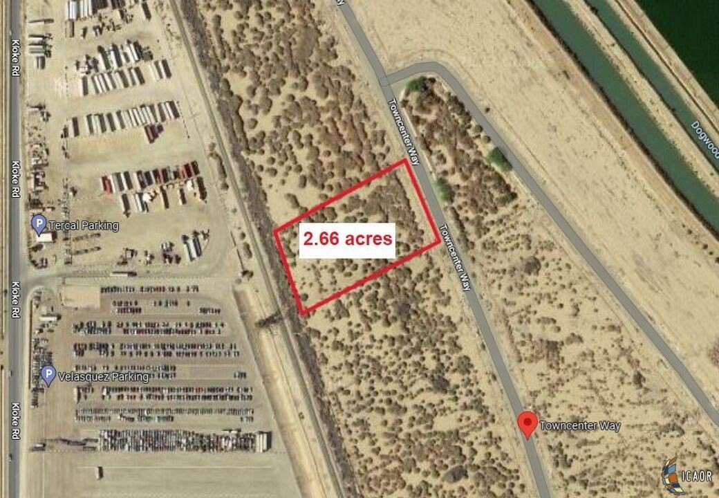 2.656 Acres of Commercial Land for Sale in Calexico, California