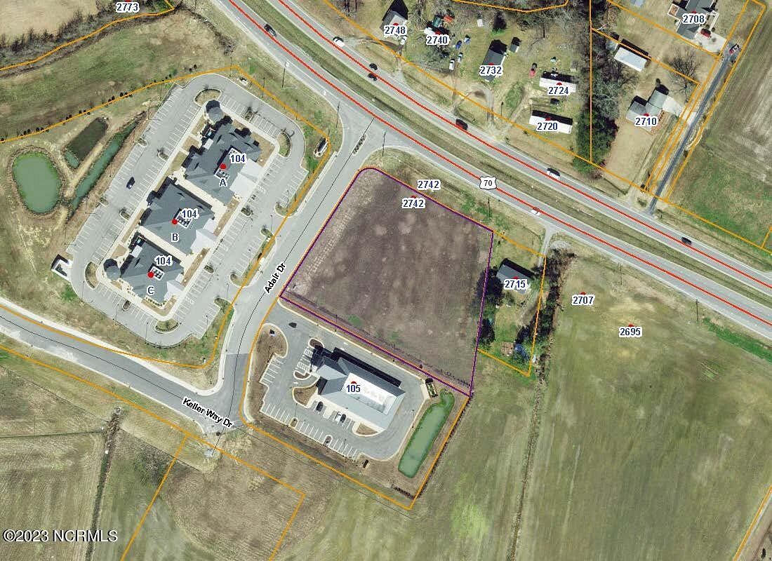 1.8 Acres of Commercial Land for Sale in Goldsboro, North Carolina