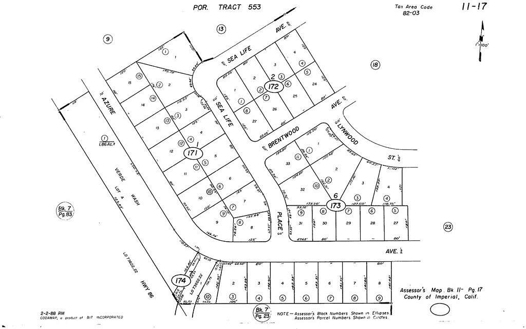 0.234 Acres of Residential Land for Sale in Salton City, California