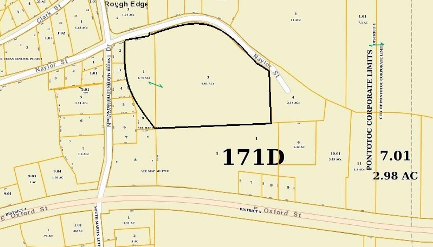 10.4 Acres of Mixed-Use Land for Sale in Pontotoc, Mississippi
