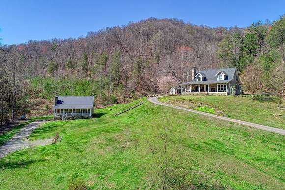 150 Acres of Land with Home for Sale in Surgoinsville, Tennessee