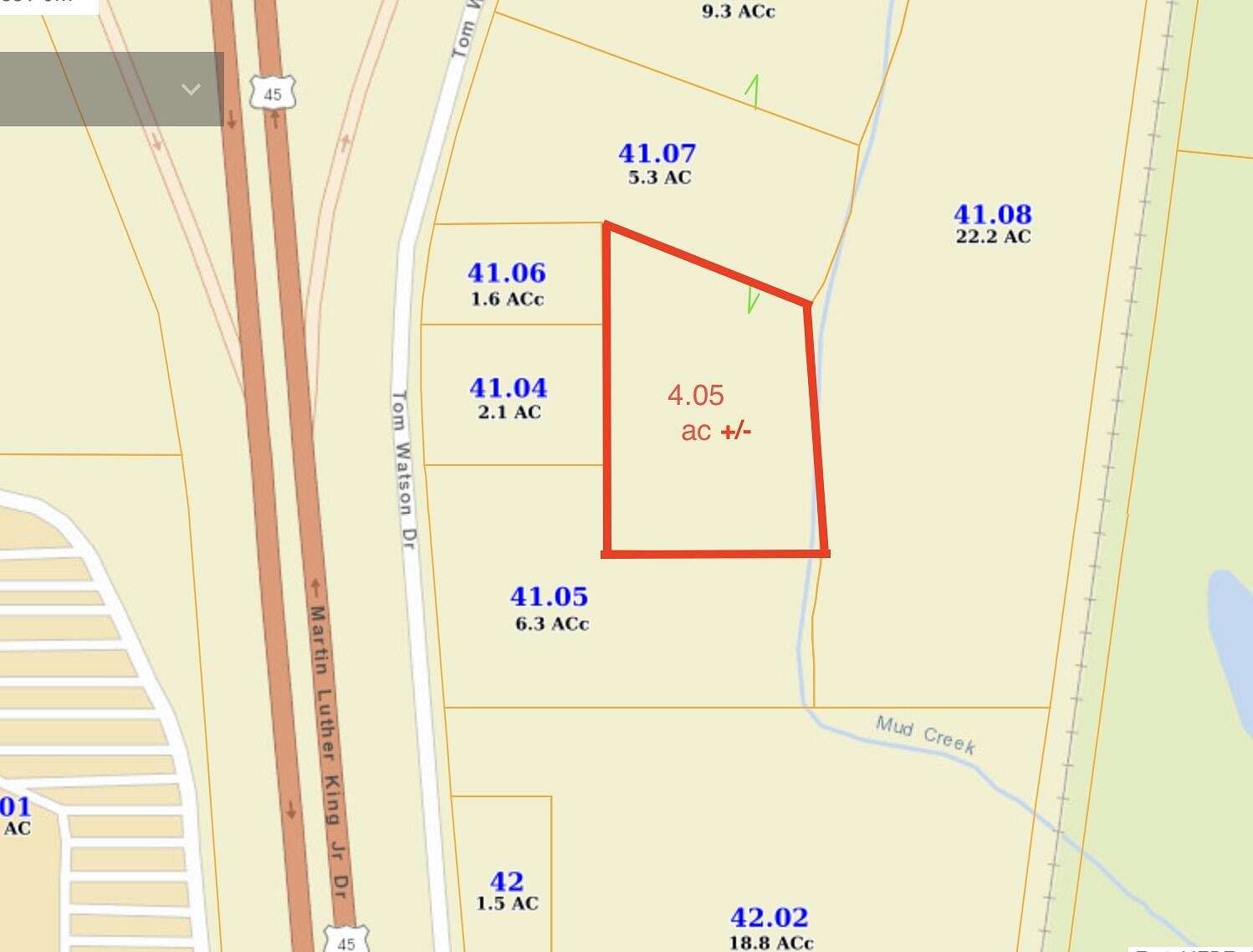 4.1 Acres of Mixed-Use Land for Sale in Saltillo, Mississippi