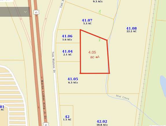 4.1 Acres of Mixed-Use Land for Sale in Saltillo, Mississippi