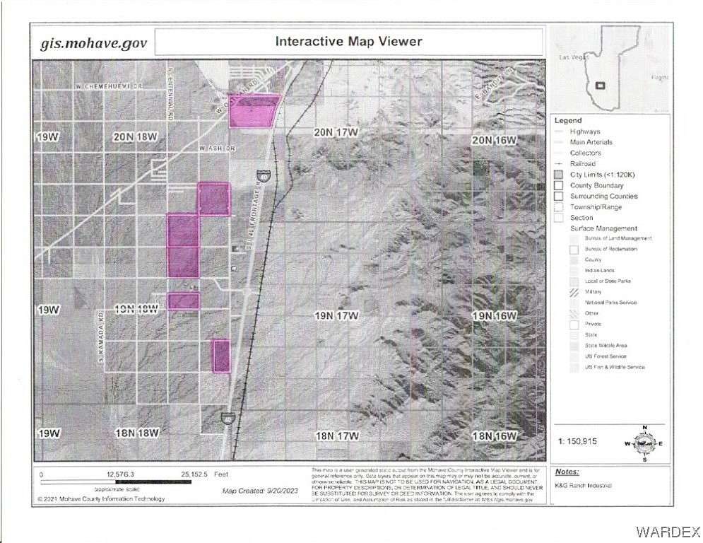 3,485 Acres of Land for Sale in Golden Valley, Arizona