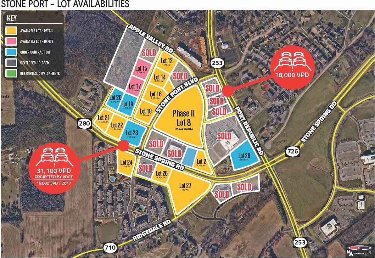 2 Acres of Commercial Land for Sale in Harrisonburg, Virginia