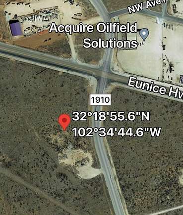 9.1 Acres of Land for Sale in Andrews, Texas