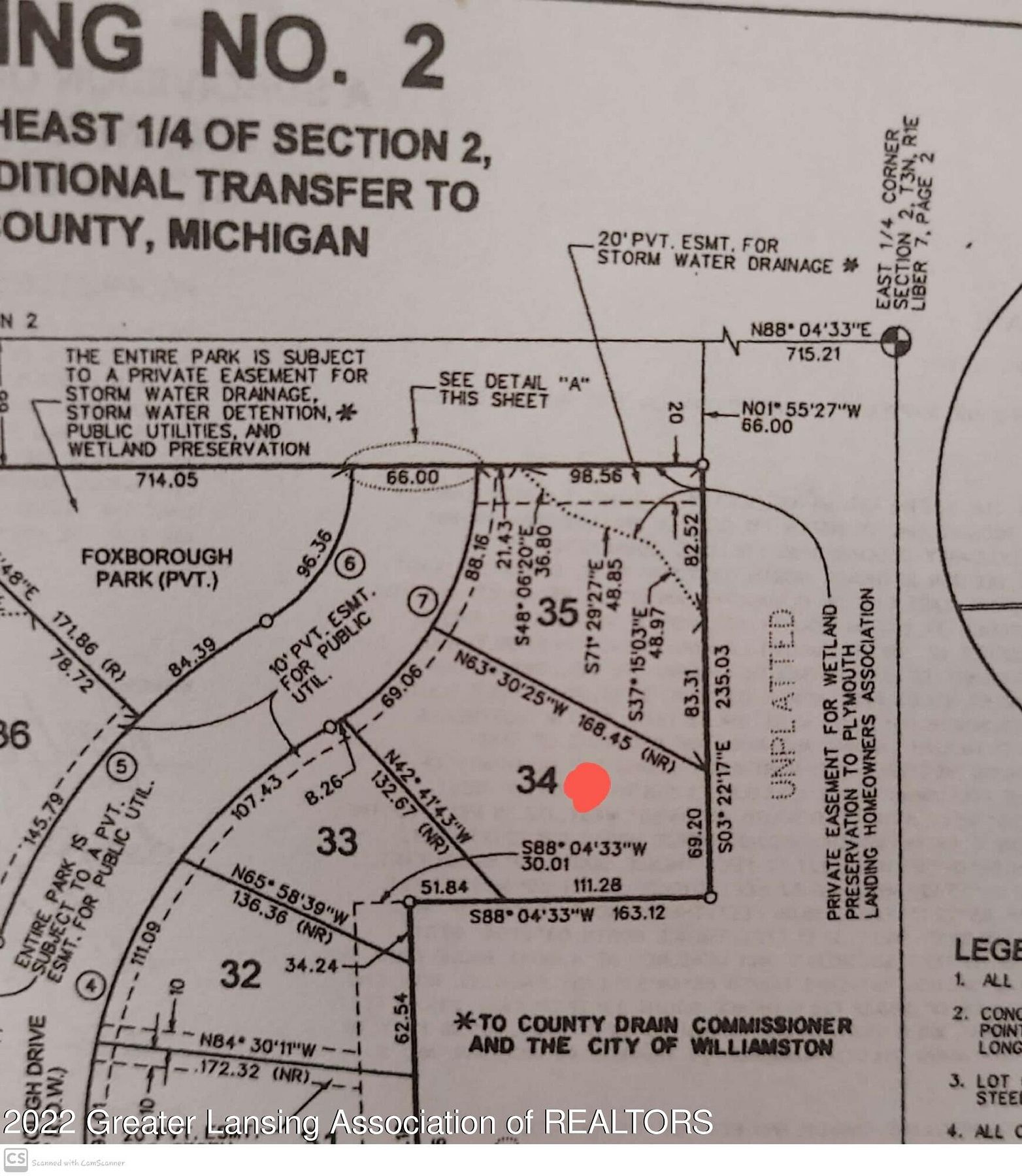 0.37 Acres of Land for Sale in Williamston, Michigan