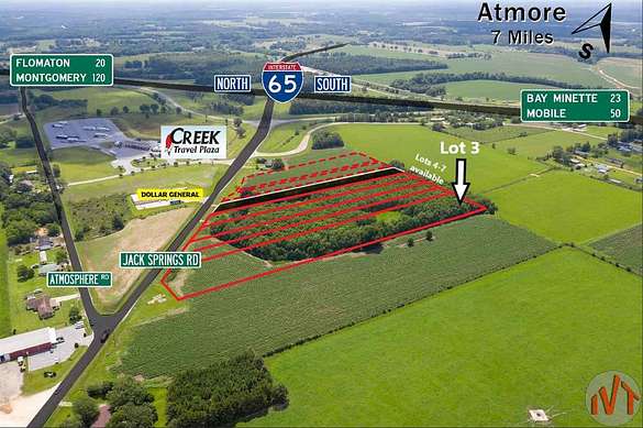 4.5 Acres of Commercial Land for Sale in Atmore, Alabama