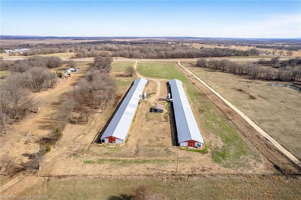 159 Acres of Agricultural Land with Home for Sale in Keota, Oklahoma