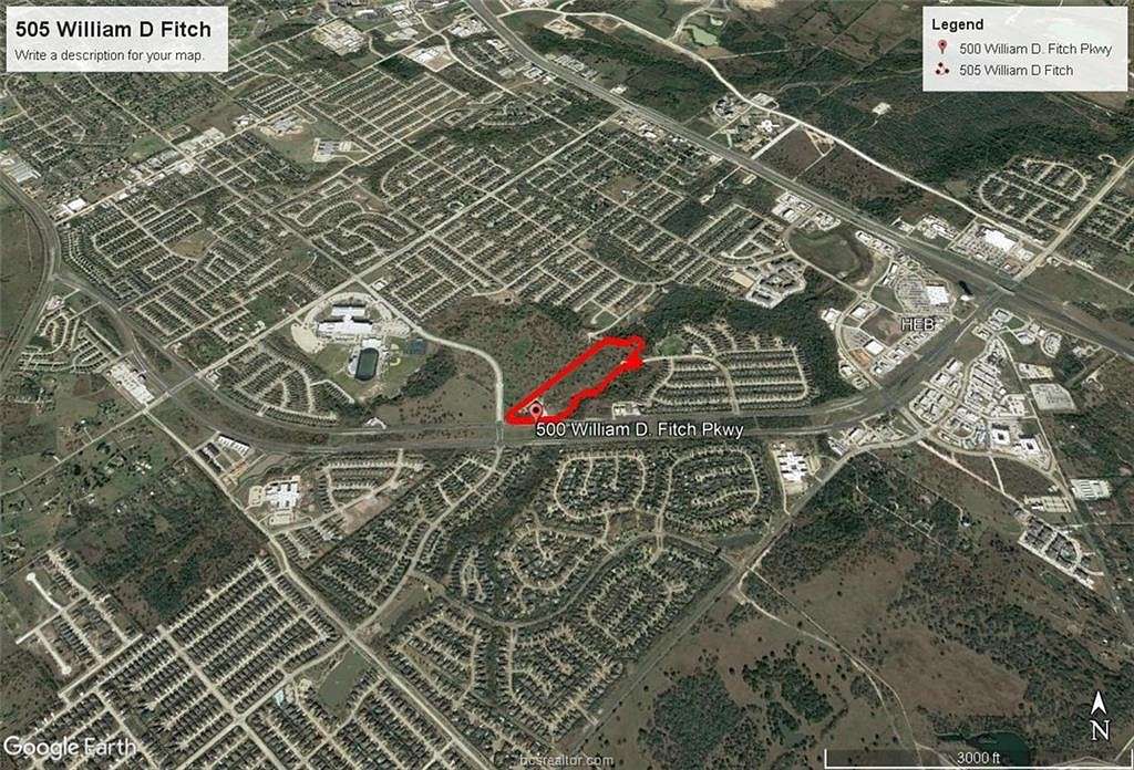 16.9 Acres of Mixed-Use Land for Sale in College Station, Texas