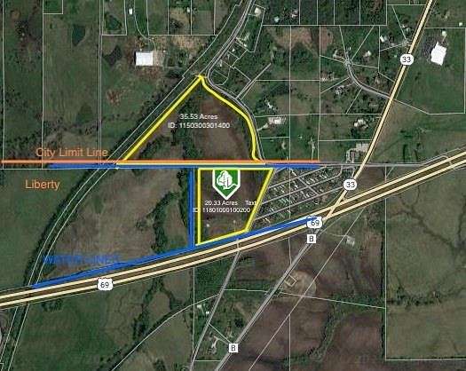 55.86 Acres of Land for Sale in Liberty, Missouri