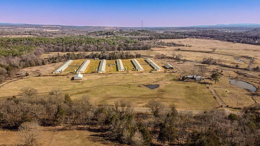 62 Acres of Agricultural Land with Home for Sale in Hartman, Arkansas